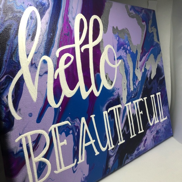 Hello Beautiful canvas - Picture 2 of 2